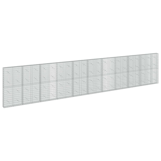Gabion with 3.5 mm Wire and 5x10 cm Mesh 1050x20x200 cm Height 200 cm Thickness 20 cm 1050–1200 cm 1050 cm
