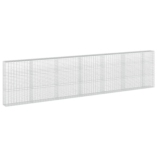 vidaXL Gabion with 3.5 mm Wire and 5x10 cm Mesh 650x30x150 cm 2
