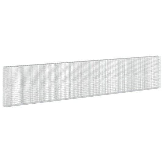 vidaXL Gabion with 3.5 mm Wire and 5x10 cm Mesh 1000x30x200 cm 2