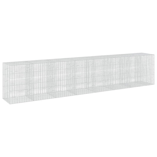 vidaXL Gabion with 3.5 mm Wire and 5x10 cm Mesh 750x100x150 cm 2