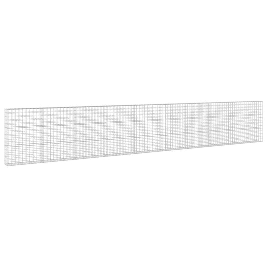 vidaXL Gabion with 3.5 mm Wire and 10x10 cm Mesh 950x30x150 cm 2