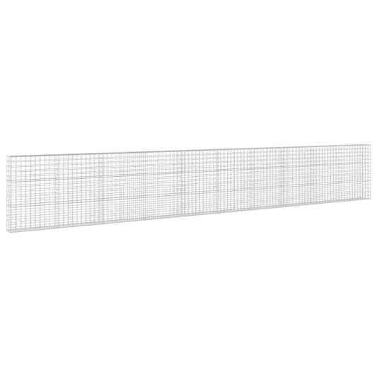 vidaXL Gabion with 3.5 mm Wire and 10x10 cm Mesh 1000x30x150 cm 2