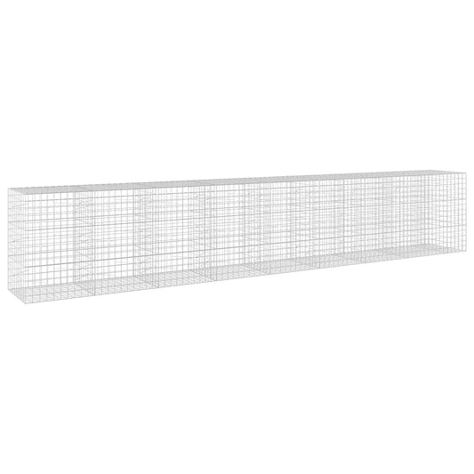 vidaXL Gabion with 3.5 mm Wire and 10x10 cm Mesh 850x100x150 cm 2