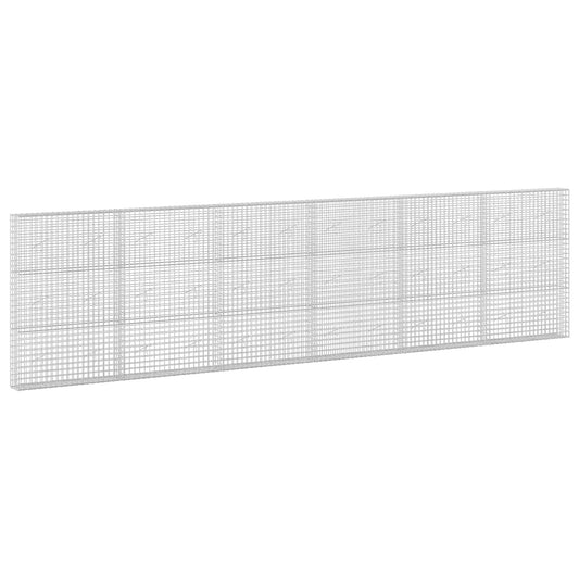 vidaXL Gabion with 5 mm Wire and 5x5 cm Mesh 600x20x150 cm 2