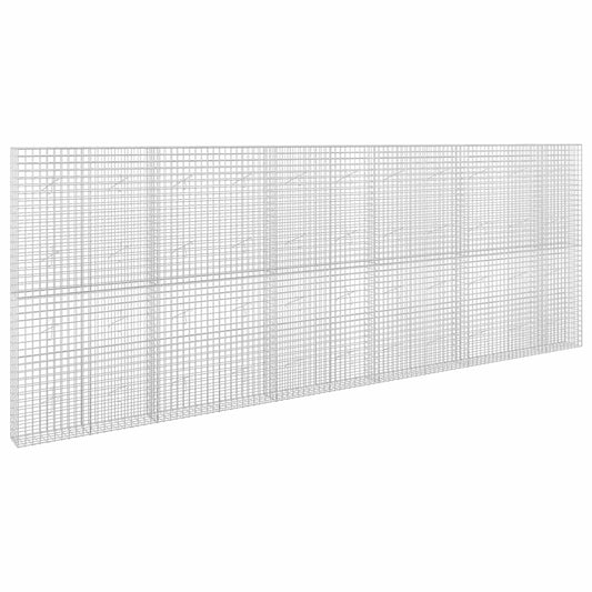 vidaXL Gabion with 5 mm Wire and 5x5 cm Mesh 550x20x200 cm 2