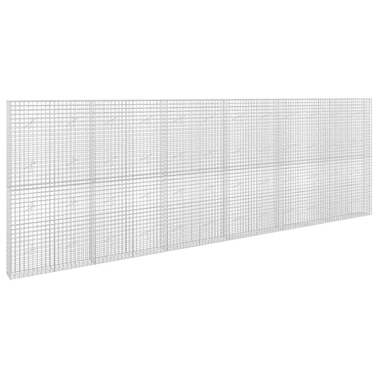 vidaXL Gabion with 5 mm Wire and 5x5 cm Mesh 600x20x200 cm 2