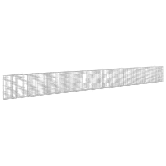 vidaXL Gabion with 5 mm Wire and 5x5 cm Mesh 950x30x100 cm 2