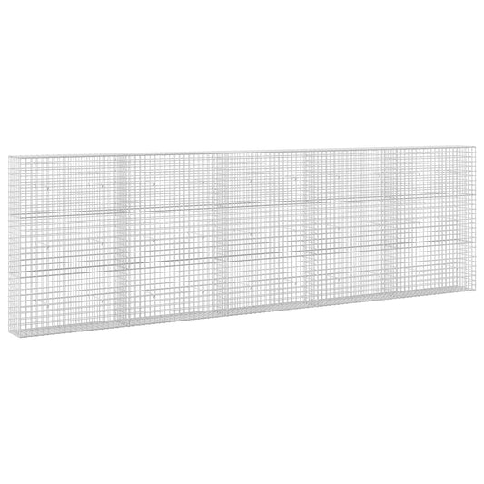 vidaXL Gabion with 5 mm Wire and 5x5 cm Mesh 500x30x150 cm 2