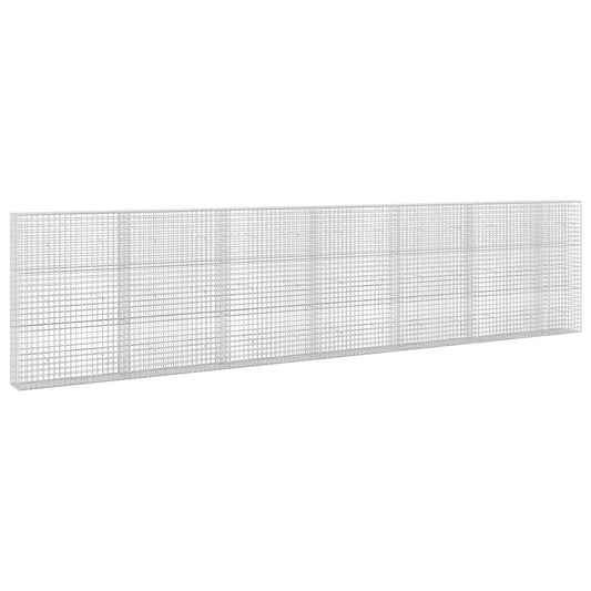 vidaXL Gabion with 5 mm Wire and 5x5 cm Mesh 650x30x150 cm 2