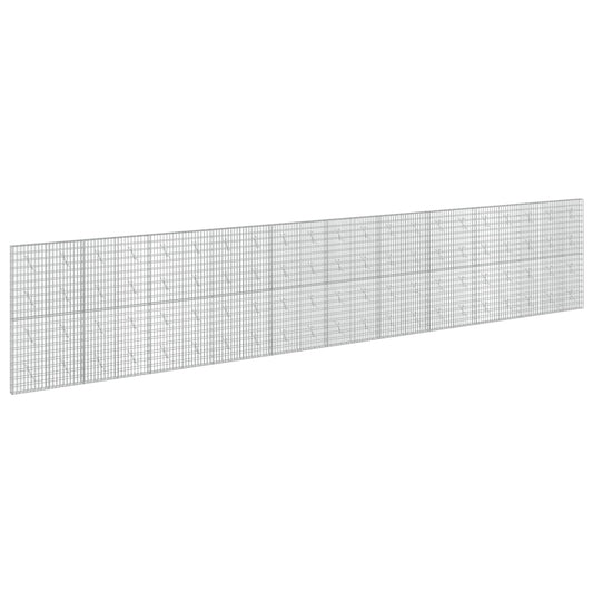 vidaXL Gabion with 5 mm Wire and 5x10 cm Mesh 1050x10x200 cm 2
