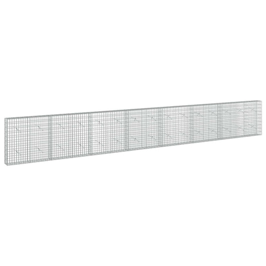 vidaXL Gabion with 5 mm Wire and 5x10 cm Mesh 750x20x100 cm 2