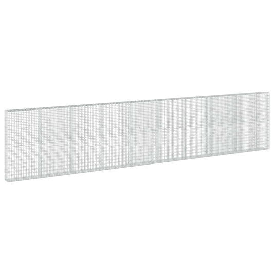 vidaXL Gabion with 5 mm Wire and 5x10 cm Mesh 950x30x200 cm 2