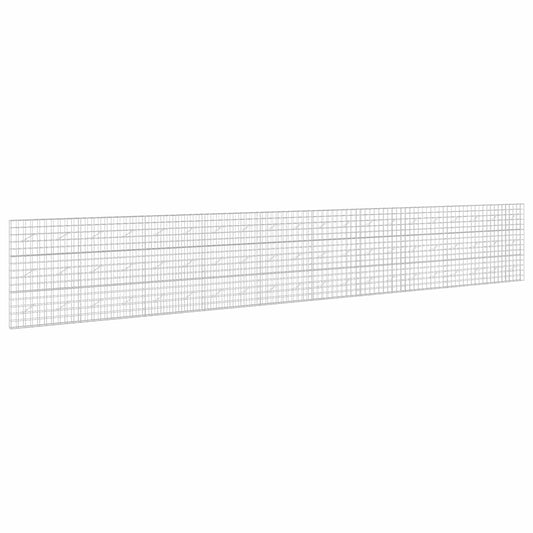 vidaXL Gabion with 5 mm Wire and 10x10 cm Mesh 1000x10x150 cm 2