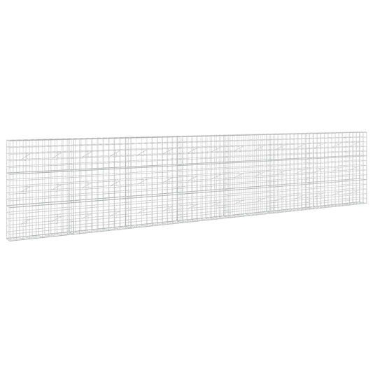 vidaXL Gabion with 5 mm Wire and 10x10 cm Mesh 750x20x150 cm 2