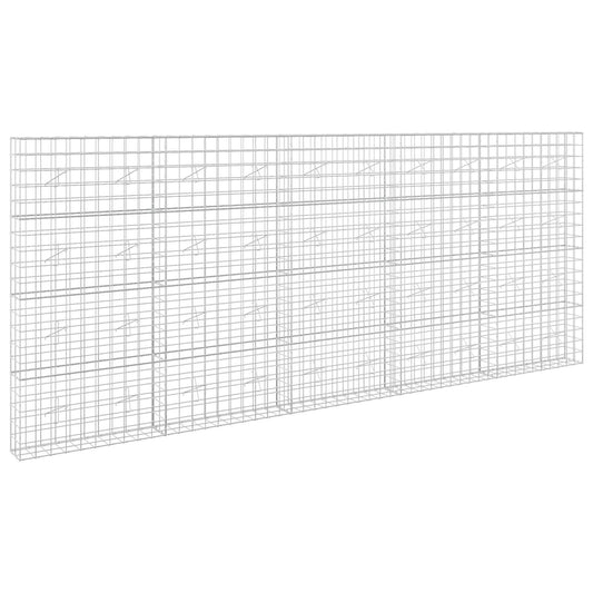 vidaXL Gabion with 5 mm Wire and 10x10 cm Mesh 500x20x200 cm 2