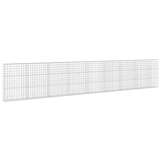 vidaXL Gabion with 5 mm Wire and 10x10 cm Mesh 850x30x150 cm 2