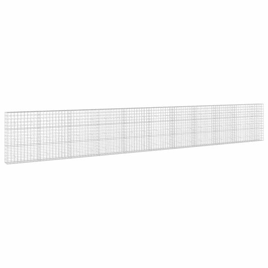 vidaXL Gabion with 5 mm Wire and 10x10 cm Mesh 1050x30x150 cm 2