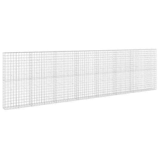 vidaXL Gabion with 5 mm Wire and 10x10 cm Mesh 750x30x200 cm 2