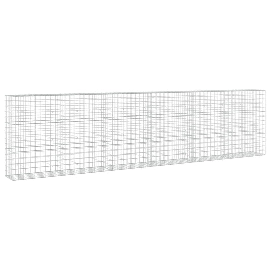 vidaXL Gabion with 5 mm Wire and 10x10 cm Mesh 600x50x150 cm 2