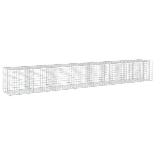 vidaXL Gabion with 5 mm Wire and 10x10 cm Mesh 750x100x100 cm 2