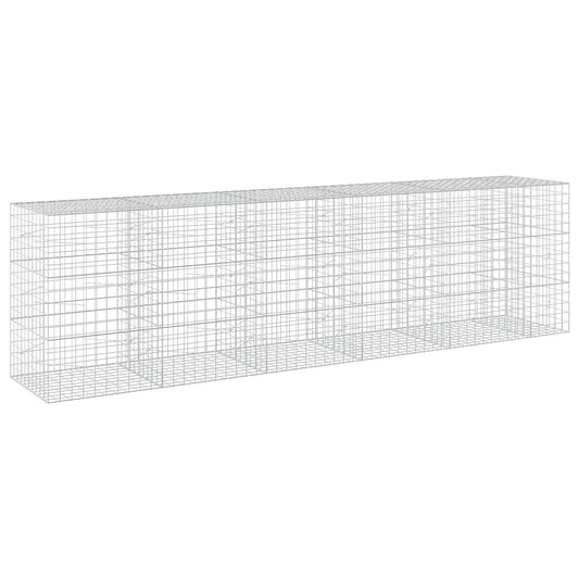 vidaXL Gabion with 5 mm Wire and 10x10 cm Mesh 550x100x150 cm 2