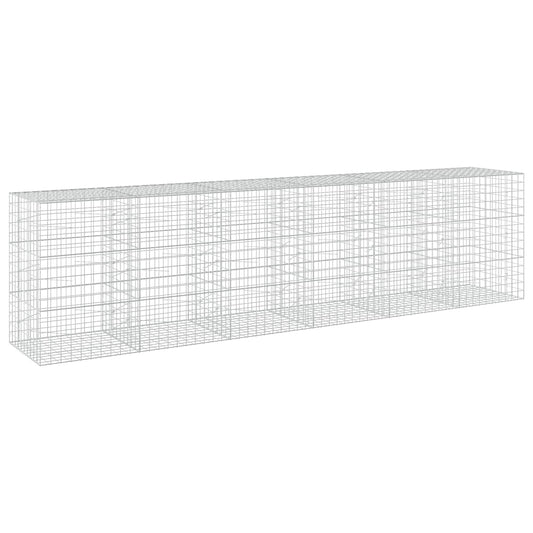 vidaXL Gabion with 5 mm Wire and 10x10 cm Mesh 600x100x150 cm 2