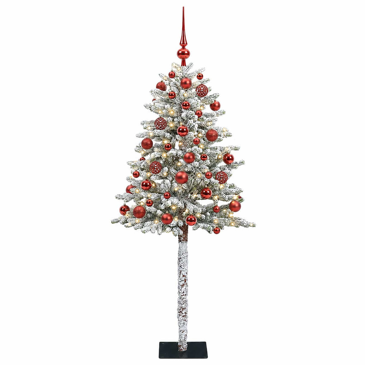 vidaXL Artificial Christmas Tree with Bauble 150 cm 150 LEDs 4