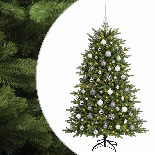 vidaXL Artificial Christmas Tree with Bauble 210 cm 300 LEDs 2