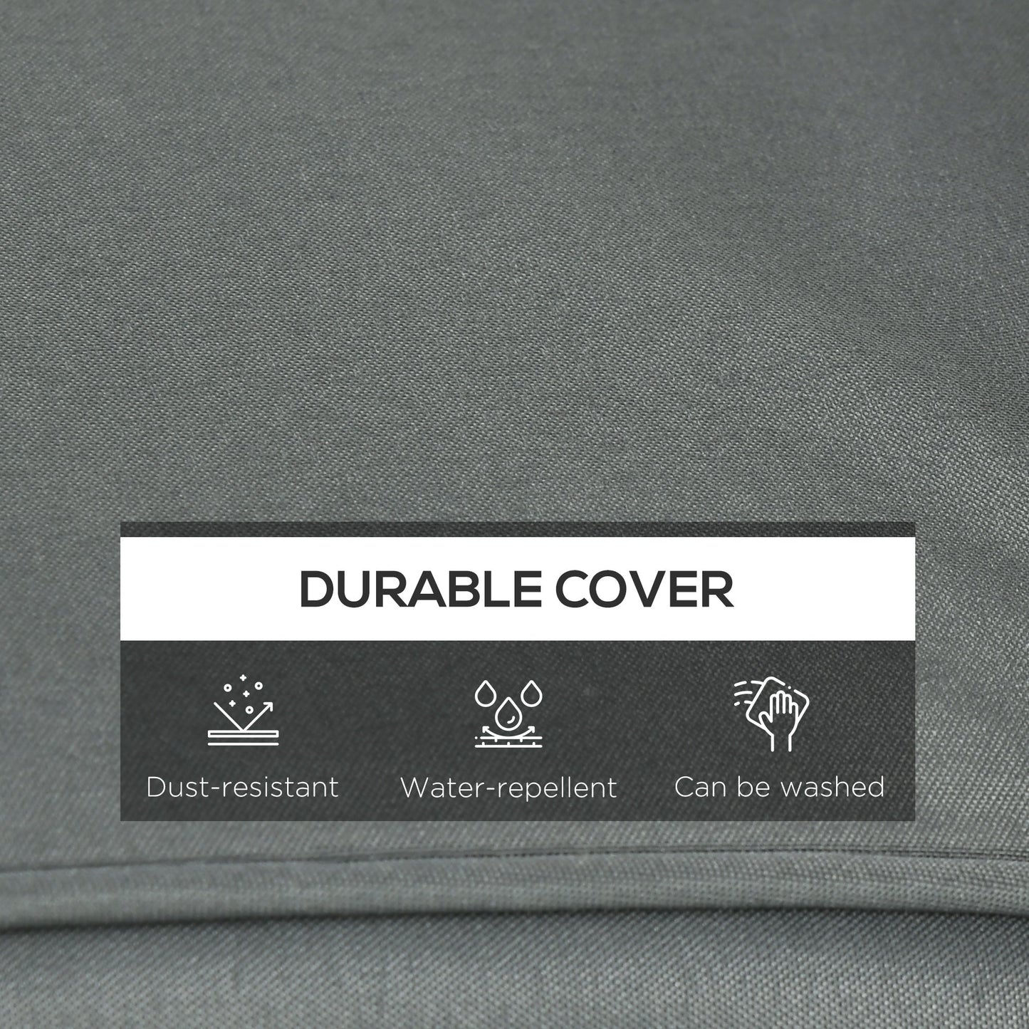 Outsunny Set of 14 Dining Set Cushions - Grey