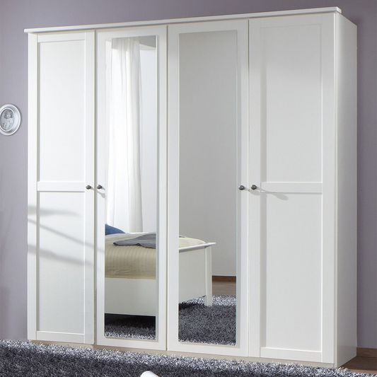 CONWAY 4 Door Wardrobe White 180cm