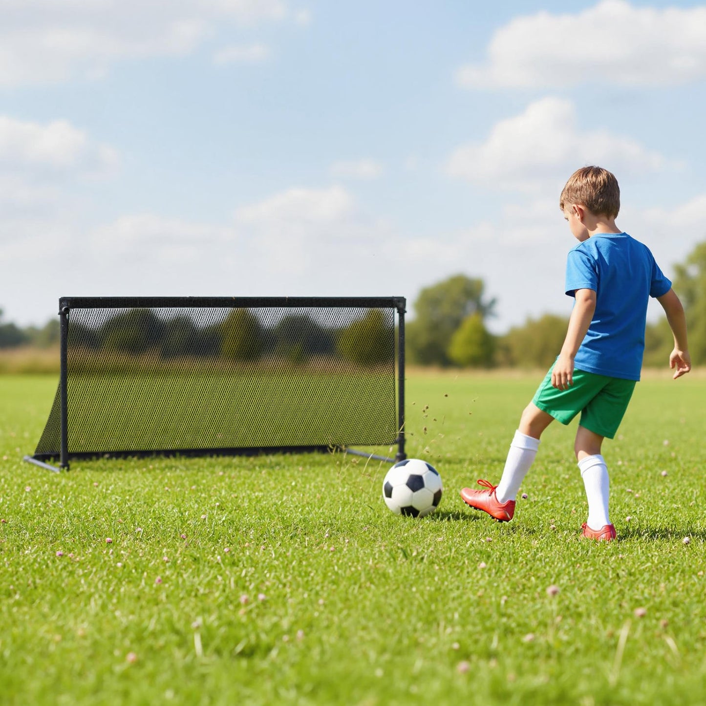 Foldable Pop-up Soccer Goal with Net-S