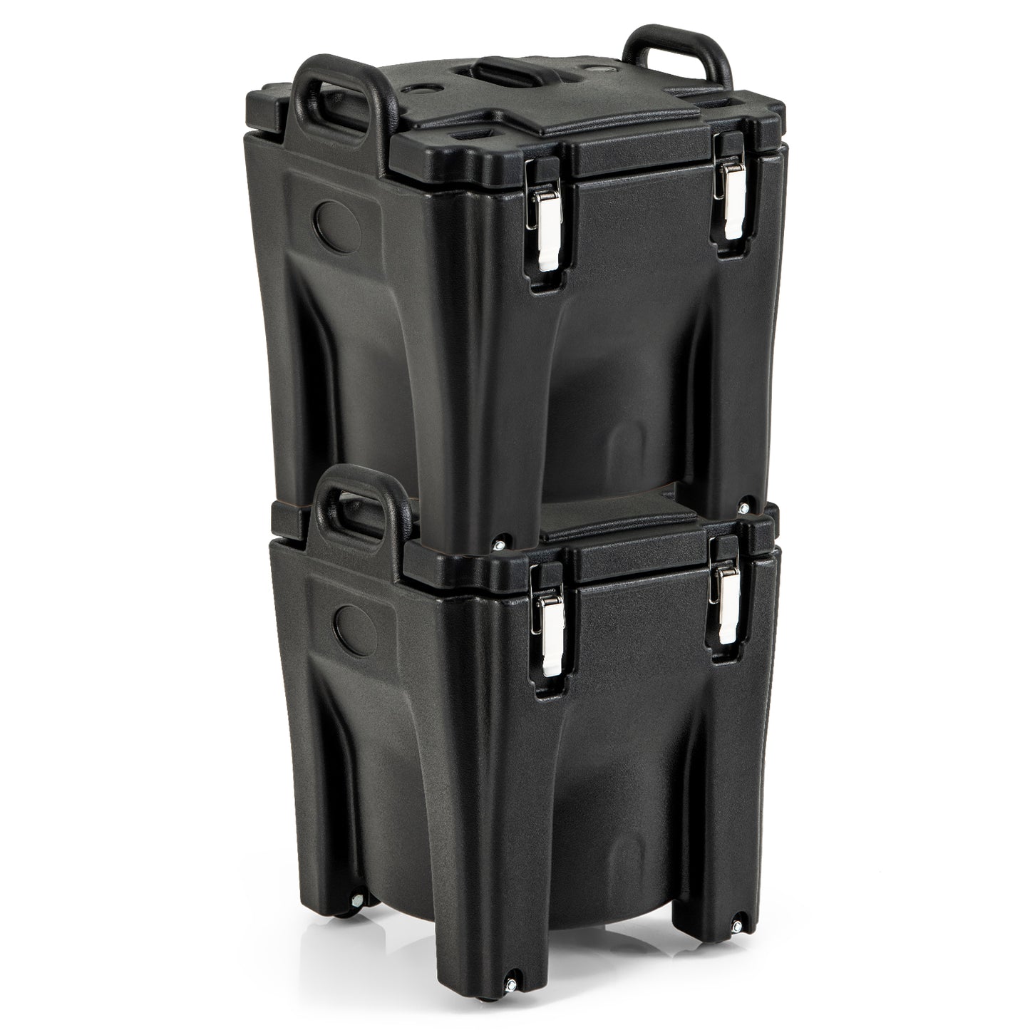 30L Portable Food Warmer with Stainless Steel Barrel for Catering Banquets Parties Camping-Black