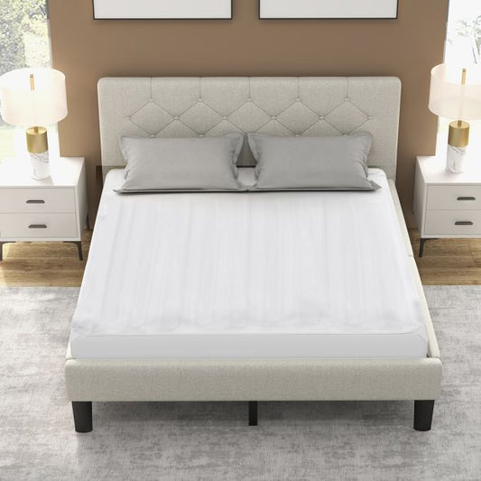 Heated Mattress Pad with 8 Temp Settings and Timing Function-L