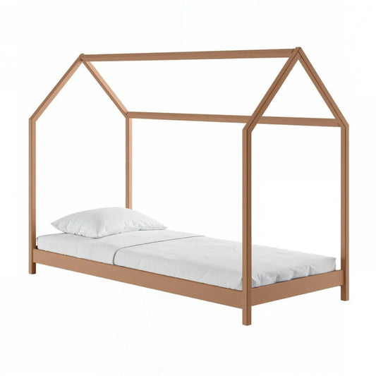 Wooden Single House Bed Lucky