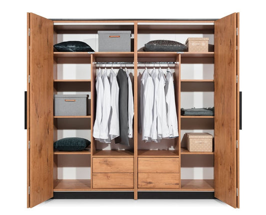 Loft Folding Door Wardrobe 204cm