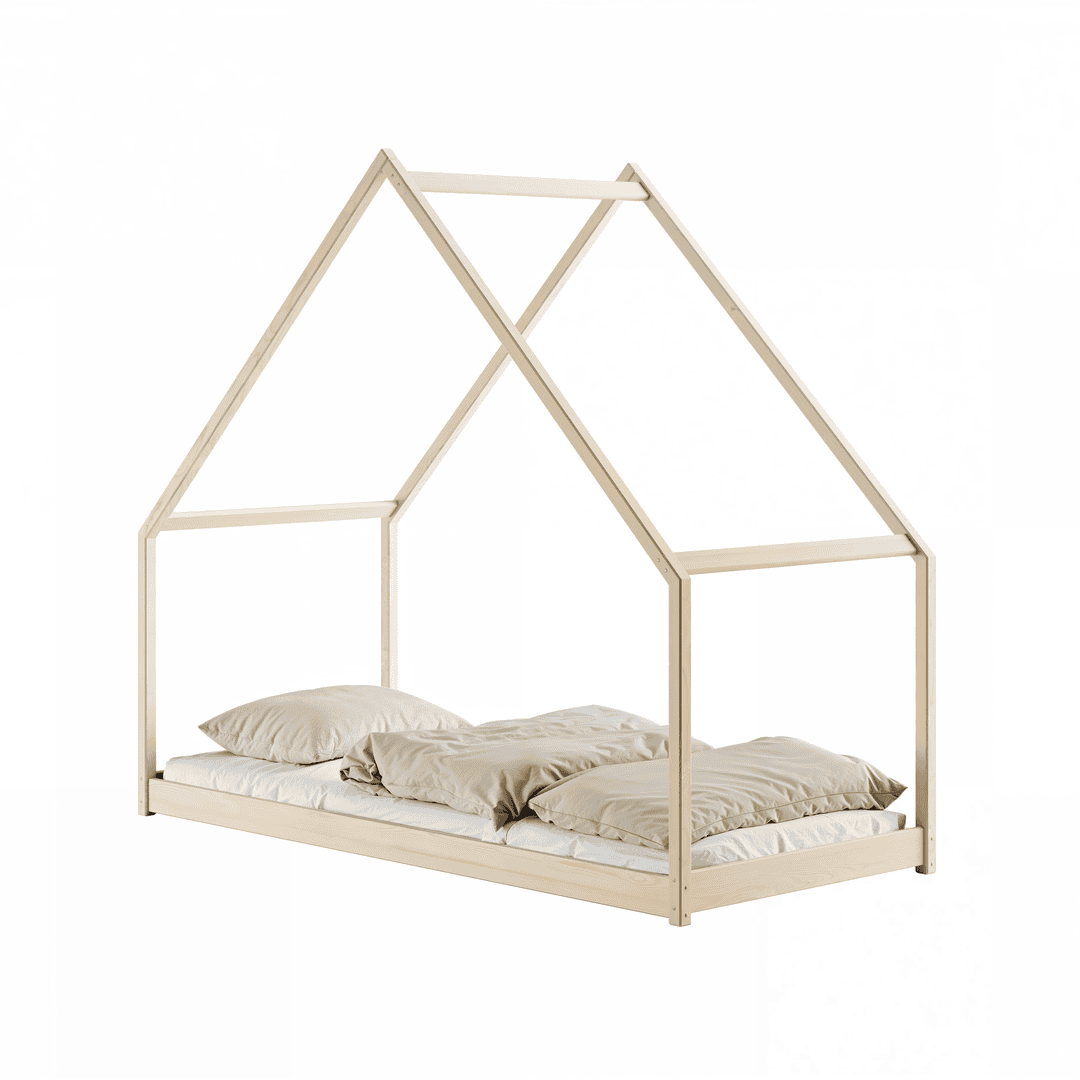 Wooden Single House Bed Morris