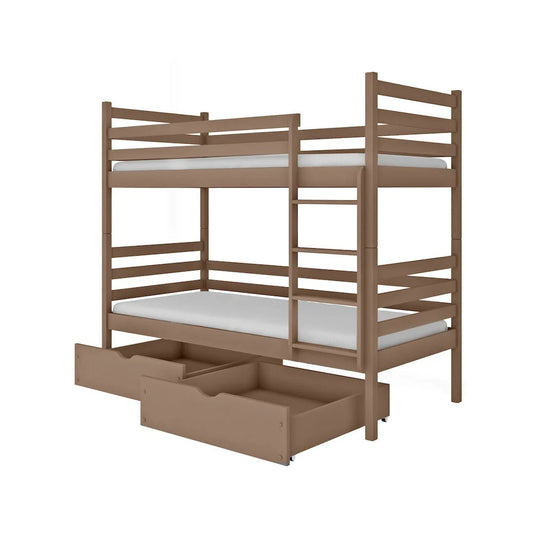Wooden Bunk Bed Nemo with Storage