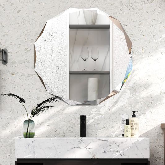 Premium Silver Polished Frameless Wall Mount Mirror