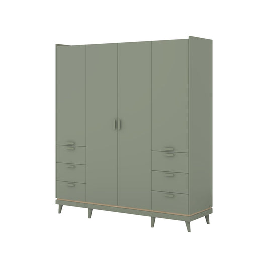 Scandi Hinged Door Wardrobe 190cm