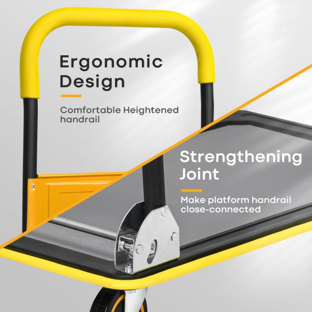 660 lbs Folding Platform Cart Dolly