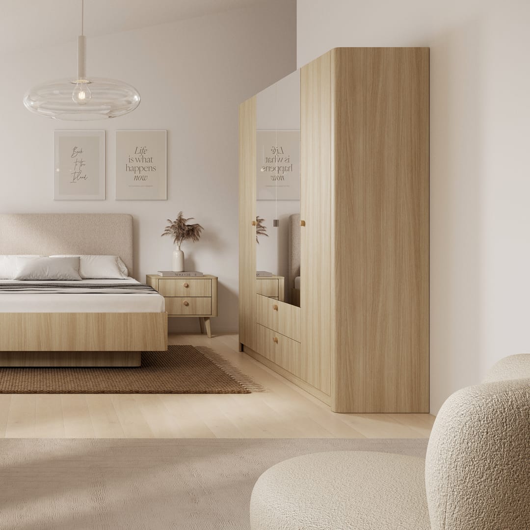 Viki Bedside Table 63cm