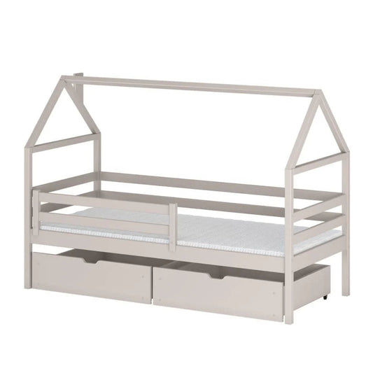 Wooden Single Bed Aaron With Storage