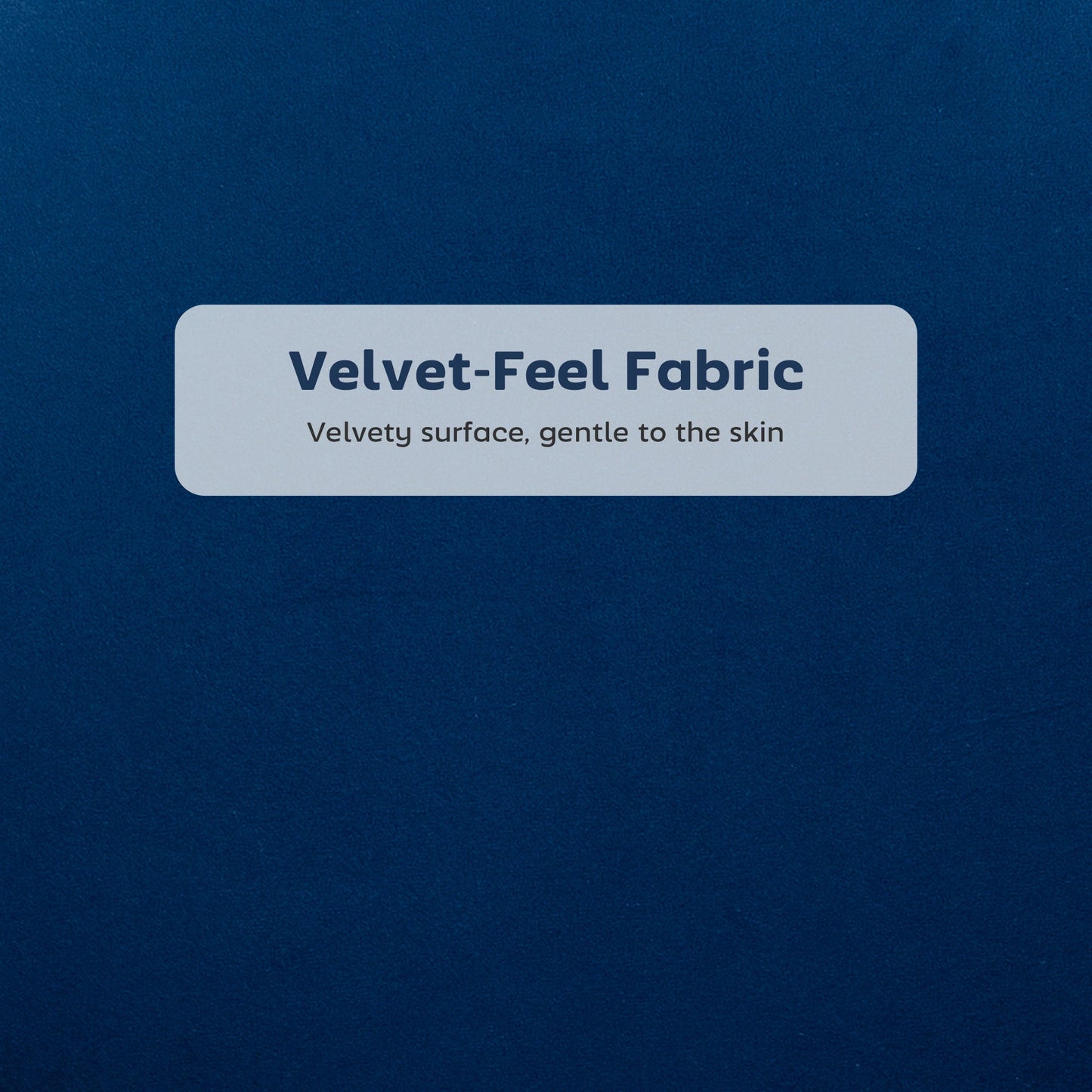 HOMCOM Set of Two Velvet-Feel Lotus Bar Stools - Dark Blue