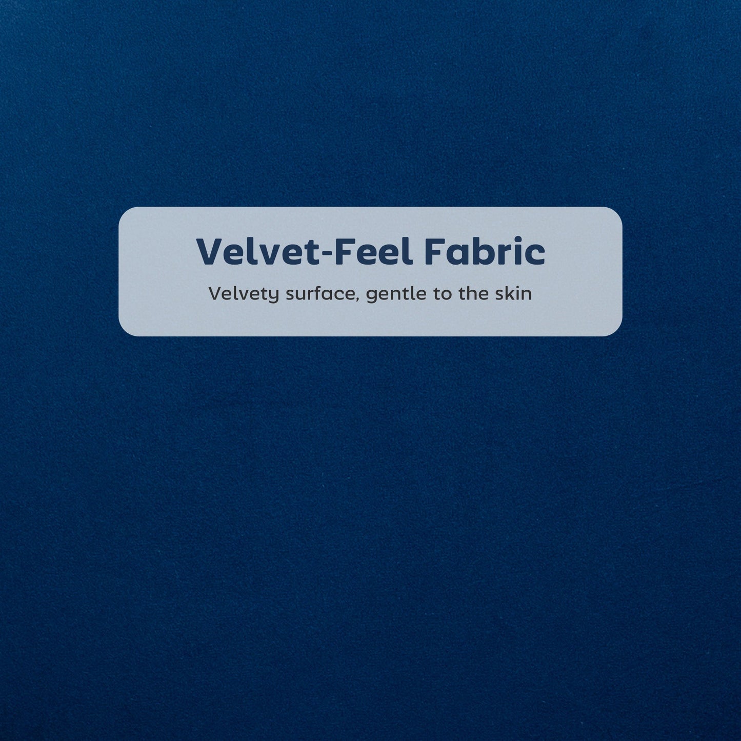 HOMCOM Set of Two Velvet-Feel Lotus Bar Stools - Dark Blue