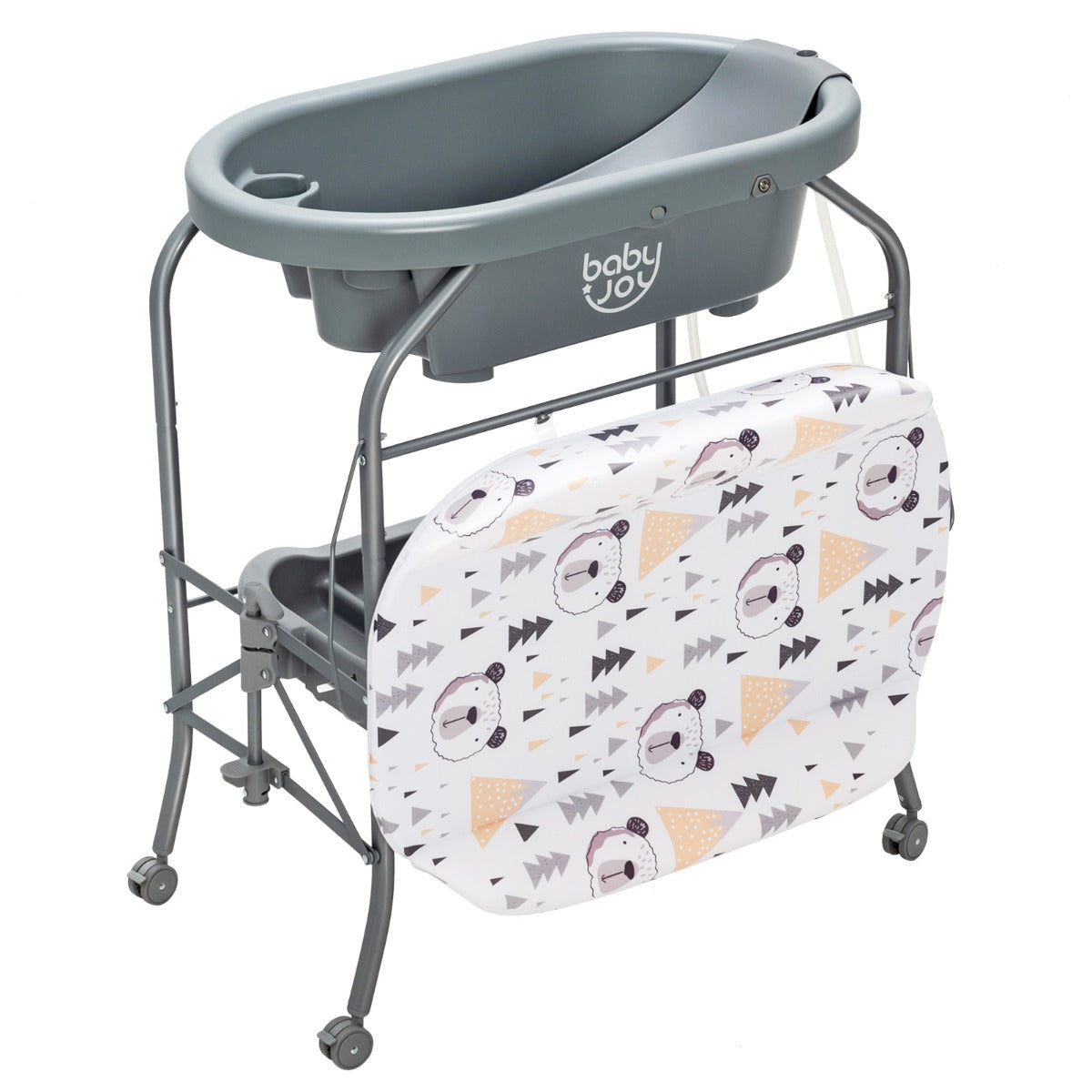 2-in-1 Baby Change Table with Bath Tub