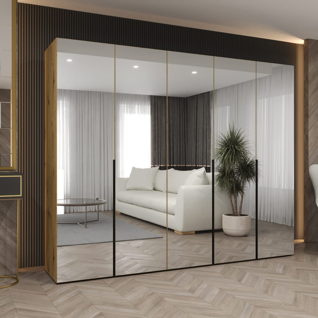 Alicante III Hinged Door Wardrobe 250cm