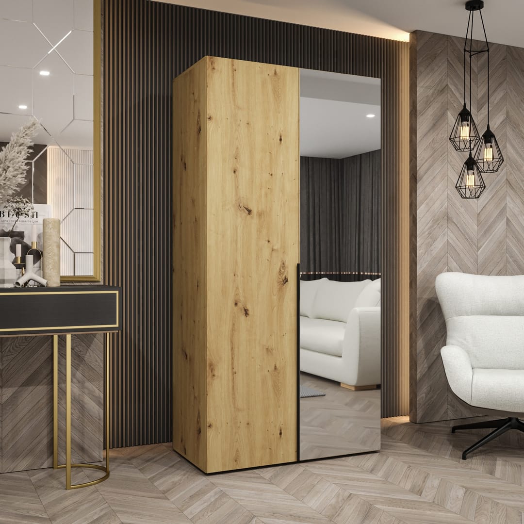 Alicante II Hinged Door Wardrobe 100cm