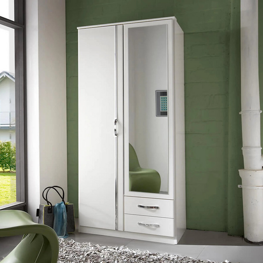 DAYTON 2 Door Wardrobe White 90cm