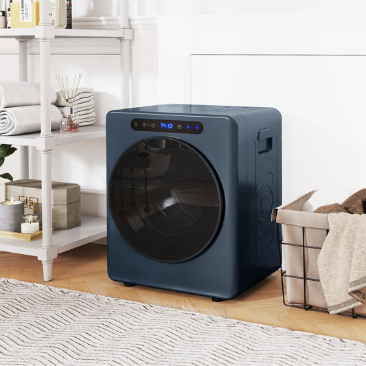 HOMCOM 5kg Compact 40-60â Tumble Dryer Blue