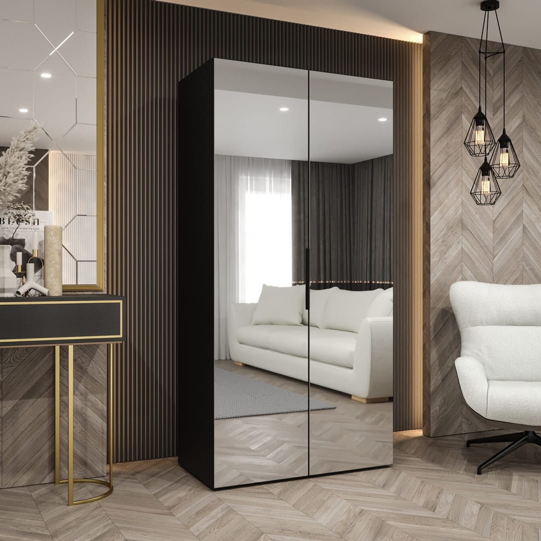 Marbella III Hinged Door Wardrobe 100cm